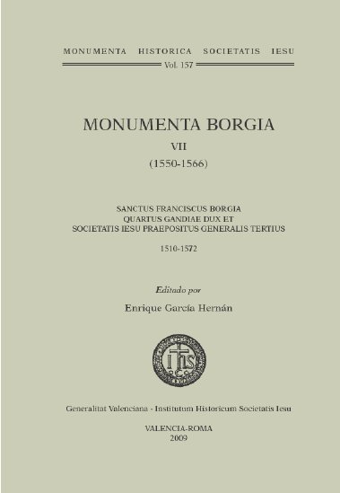 Monumenta Borgia VII, 1510-1572